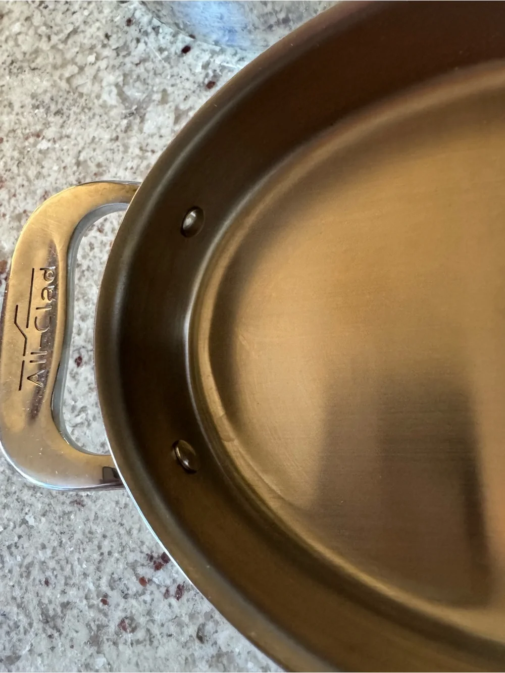 ALL CLAD MINI CASSEROLE PANS OVAL STAINLESS STEEL LIKE NEW CAPACITY IS 16 oz